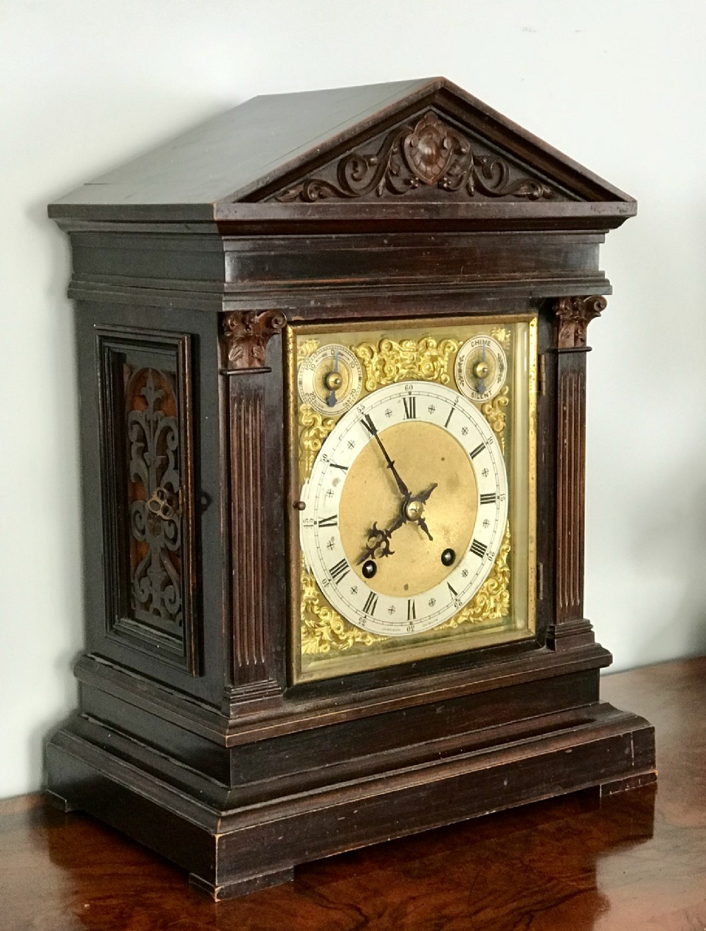 Uhrwerk Hermle Glasenuhr Schlagwerk Einstellen ANTIQUE ART DECO