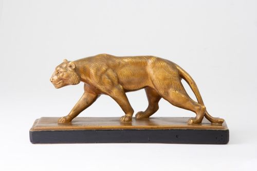 Französische Antike JB Paris Löwenfigur