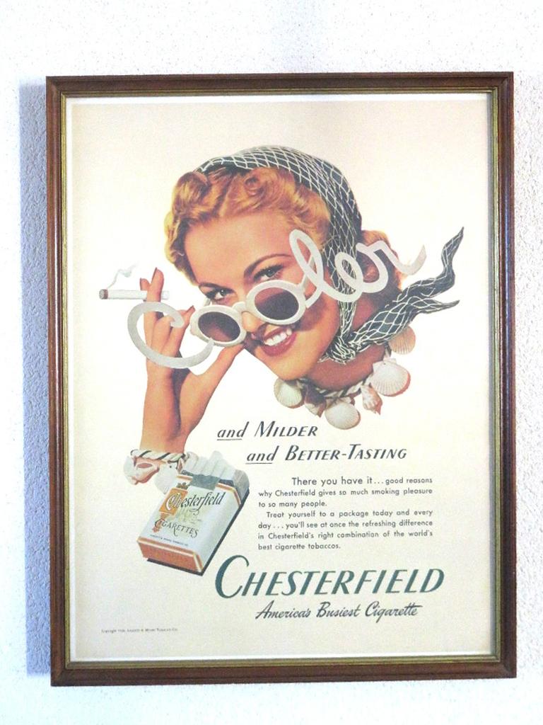 Bild "Chesterfield" (1von3)  Original Werbung 30er