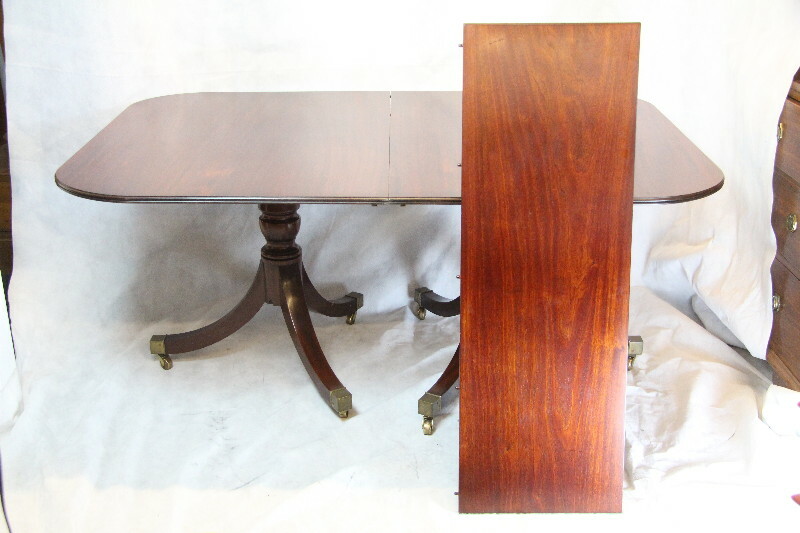 Mahagoni Esstisch Dining Table  D-Endtable  74x112x164-184cm