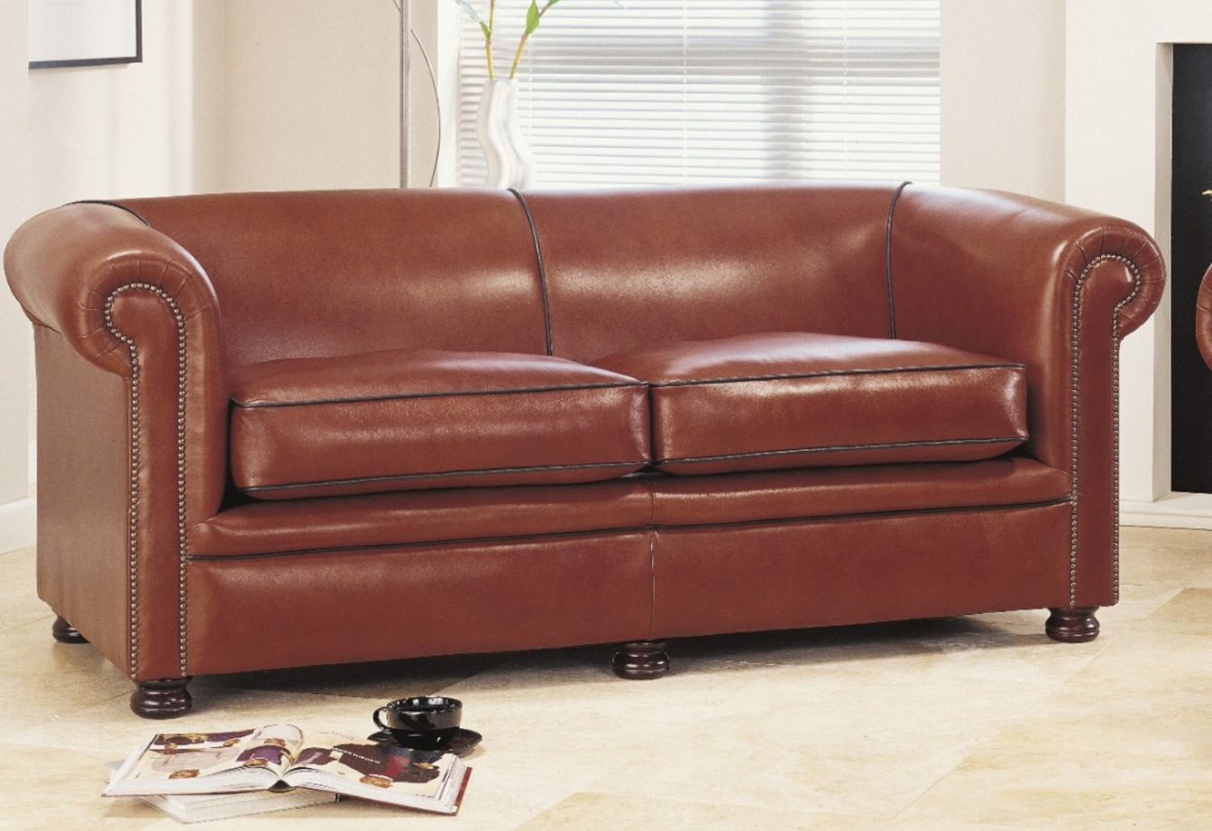 Chesterfield Sofa "London Classic Plain S" 3-Sitzer