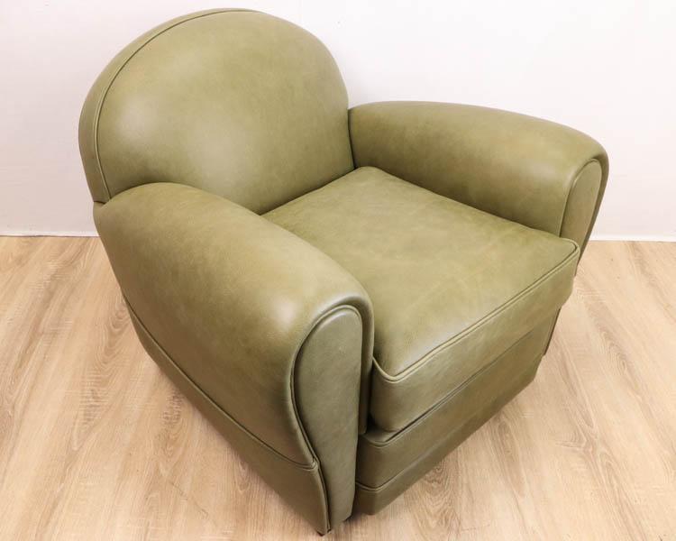 Retro Clubsessel "Phoenix" in Vintage Olive - sofort lieferbar