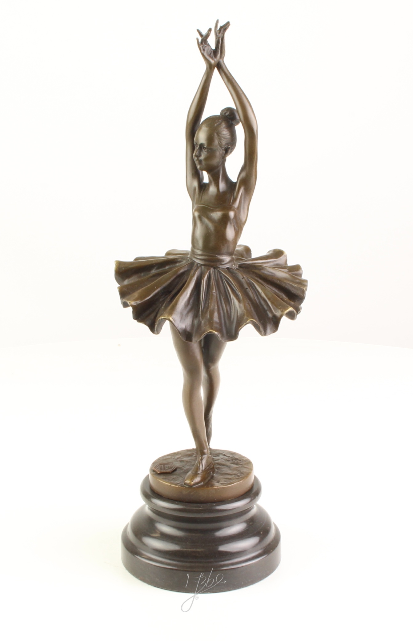 Bronzefigur Ballerina 33x10,6x12cm