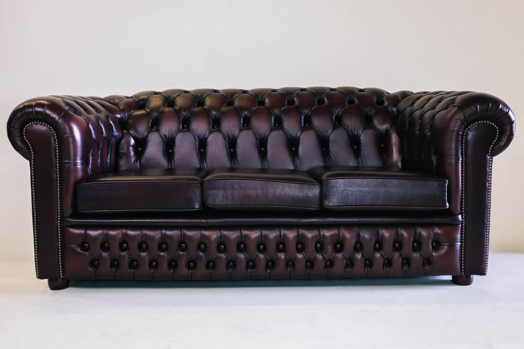 "London Classic" Chesterfield Sofa, 3Sitzer, Sofort LieferbarWH230607_142