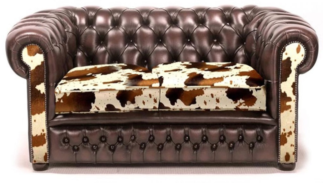 Texas Classic Original Englisches Chesterfield Sofa 2 Sitzer