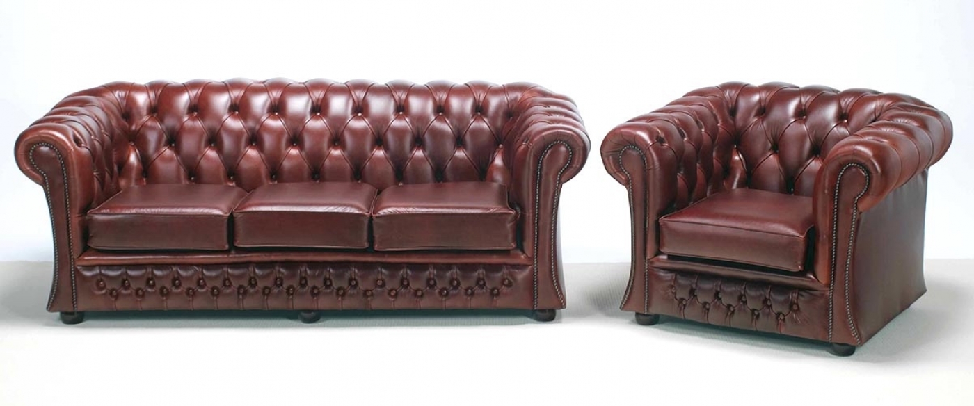 "Crieff" 4-Sitzer Original englisches Chesterfield Sofa